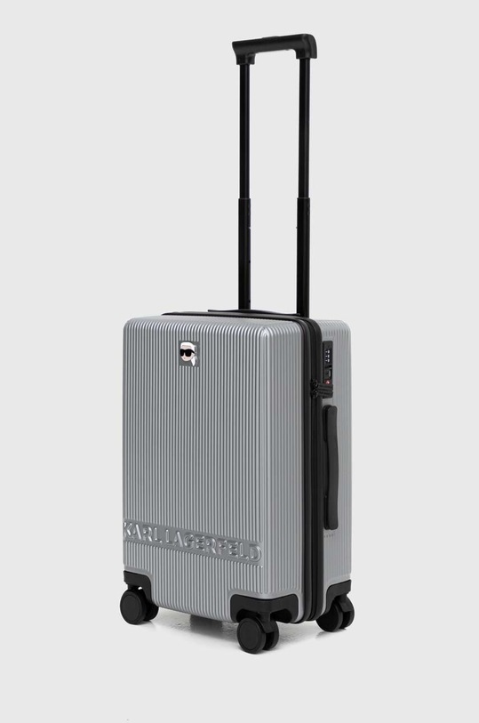 Karl Lagerfeld walizka 52x33x22 cm 240W3072 szary AA00