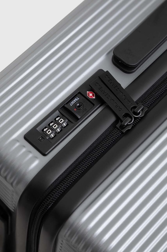 Karl Lagerfeld walizka 52x33x22 cm szary 240W3072