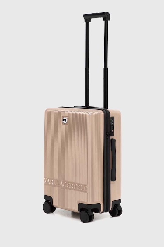 Karl Lagerfeld walizka 52x34x23 cm 240W3073 beżowy AA00