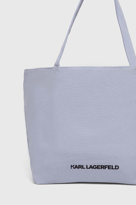 Akcesoria Karl Lagerfeld torebka bawełniana 240W3891 niebieski