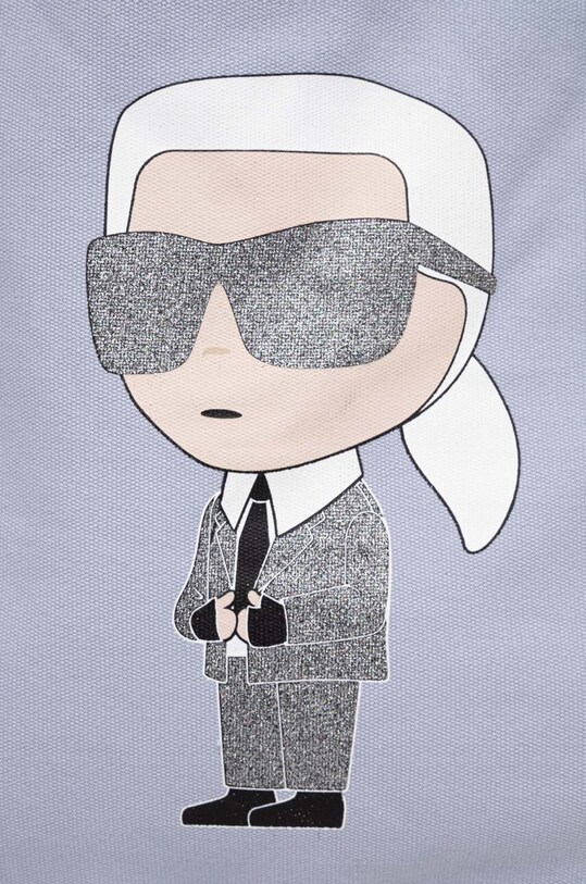 Karl Lagerfeld torebka bawełniana niebieski 240W3891