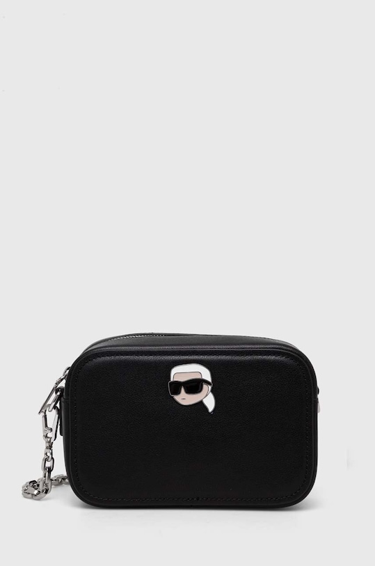 Karl Lagerfeld bőr táska nappa bőr fekete 240W3085