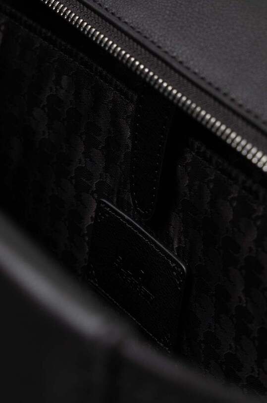 Kožená kabelka Karl Lagerfeld 240W3081 černá