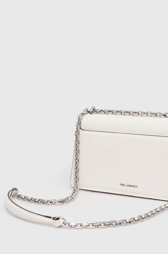 Akcesoria Karl Lagerfeld torebka skórzana 240W3083 biały