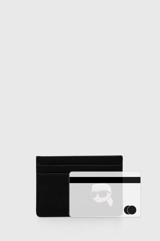 Karl Lagerfeld card holder negru 240M3256
