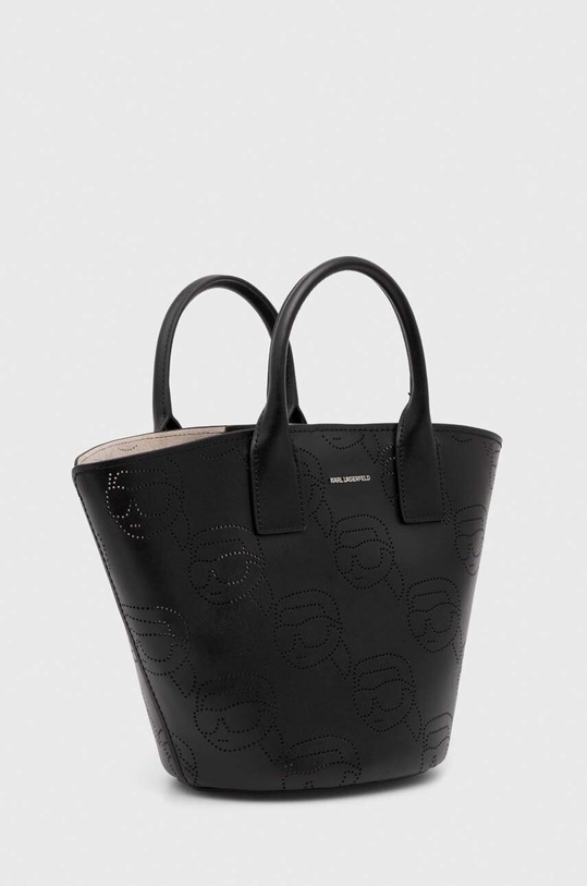 Karl Lagerfeld torebka skórzana 241W3001 czarny AA00