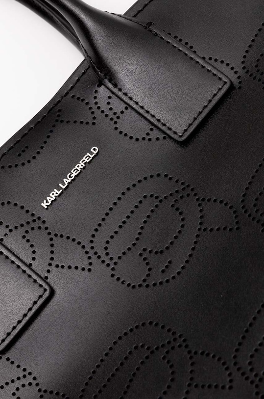 Karl Lagerfeld torebka skórzana 241W3001 czarny