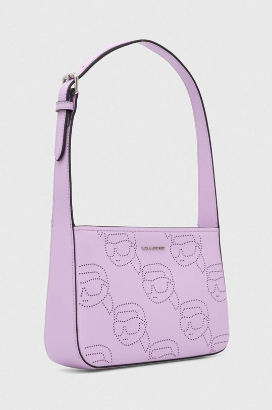Кожаная сумочка Karl Lagerfeld 241W3003 фиолетовой AA00