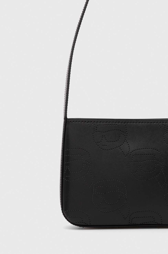 Doplňky Kožená kabelka Karl Lagerfeld 241W3003 černá