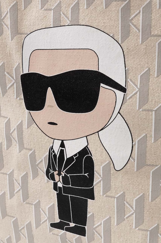 Karl Lagerfeld geanta de bumbac 241W3880 bej