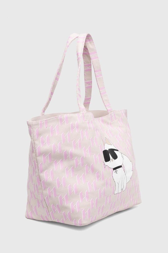 Bavlnená taška Karl Lagerfeld 241W3881 béžová AA00