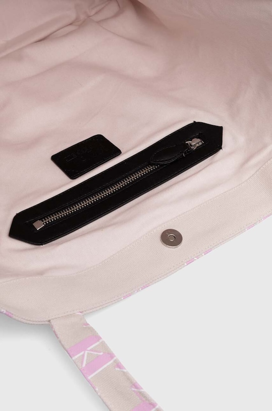 Bavlnená taška Karl Lagerfeld béžová 241W3881