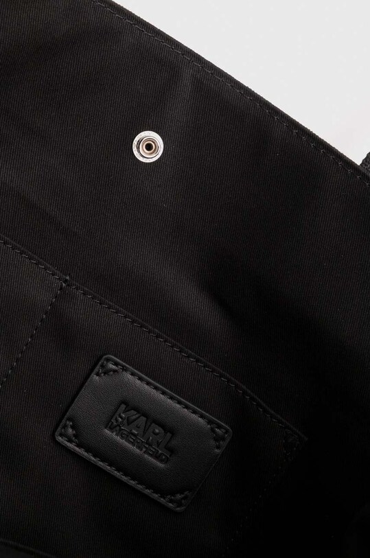 Karl Lagerfeld geanta de bumbac 241W3882 negru