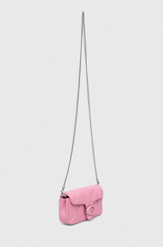 Кожаная сумочка Coach CR109 розовый AA00