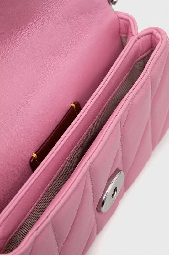 Кожаная сумочка Coach CR109 розовый