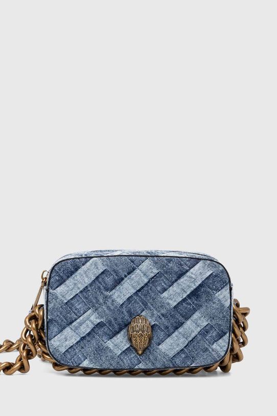 Torba Kurt Geiger London KENSINGTON SM CAMERA CH premalo za format A4 plava 9321188669.S