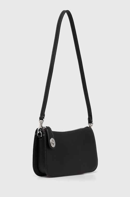 Δερμάτινη τσάντα Coach CM581 μαύρο AA00