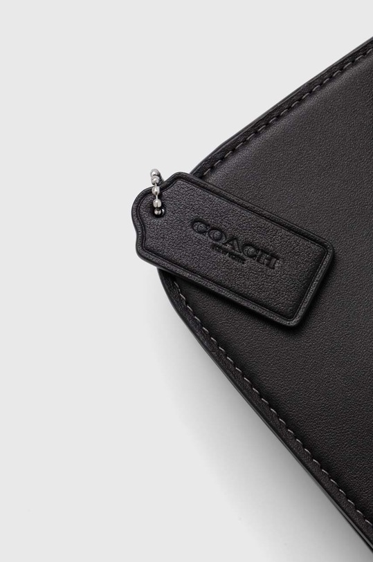 Δερμάτινη τσάντα Coach μαύρο CM581