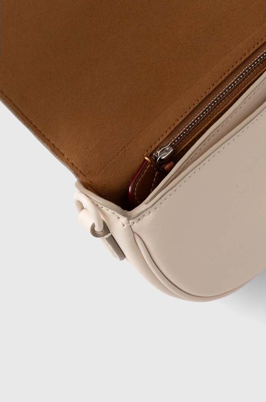 Coach torebka skórzana Emmy 23 CR666 beżowy