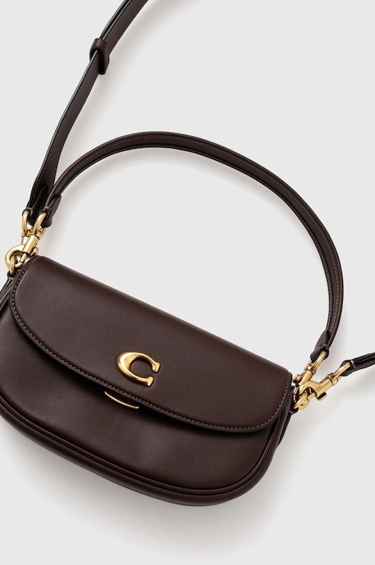 Аксесуари Шкіряна сумочка Coach Emmy 23 CR667 коричневий