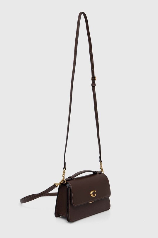 Coach torebka skórzana Juno CR707 brązowy AA00