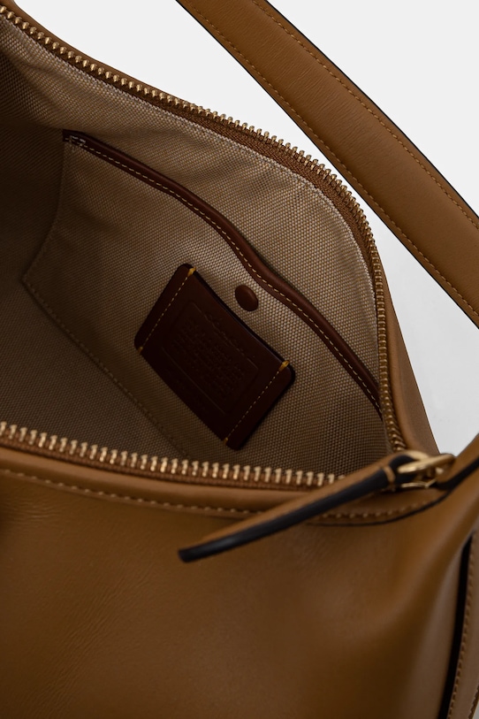 Δερμάτινη τσάντα Coach Juliet CR981 καφέ