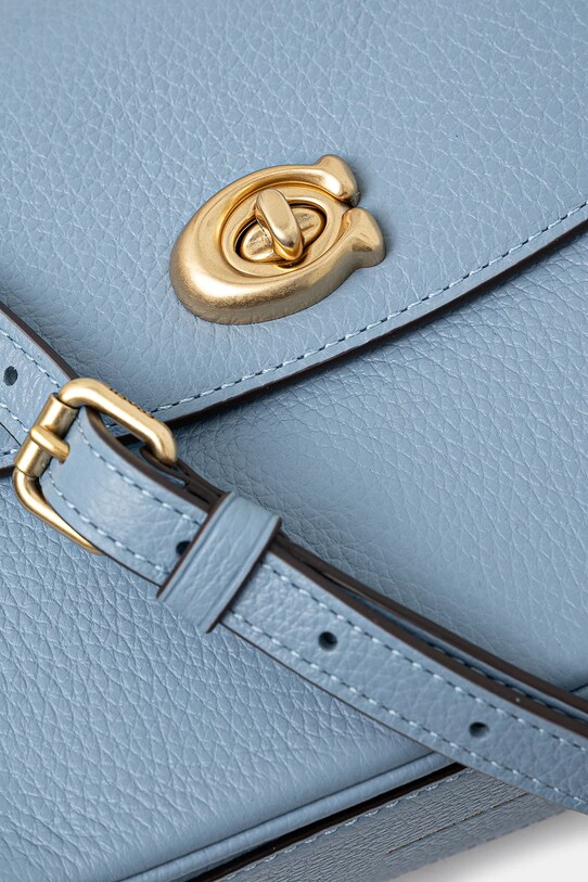Coach poseta de piele Cassie 19 albastru CV437