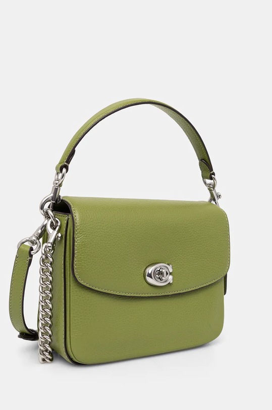 Δερμάτινη τσάντα Coach Cassie 19 CV437 πράσινο AA00