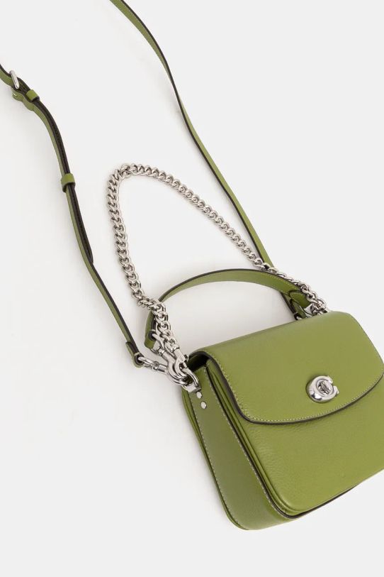 Accessori Coach borsa a mano in pelle Cassie 19 CV437 verde