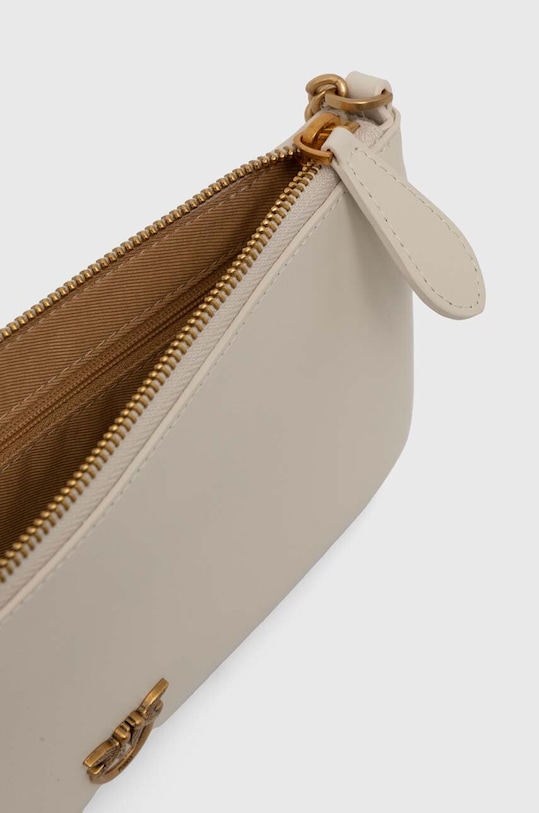 Pinko torebka skórzana beżowy 102747.A0F1