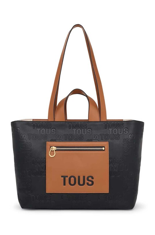 Τσάντα Tous συνθετικό μαύρο 2002043651
