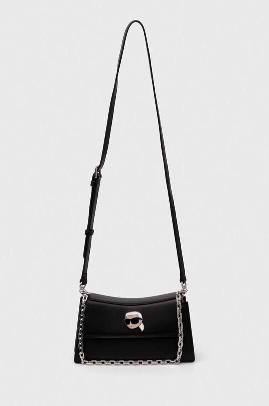 Karl Lagerfeld poseta de piele 245W3053 negru AA00