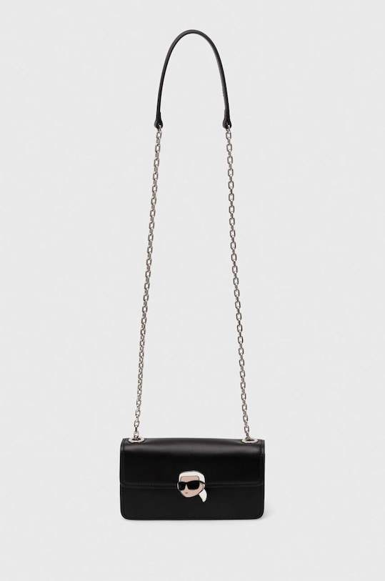 Kiegészítők Karl Lagerfeld bőr táska 245W3213 fekete