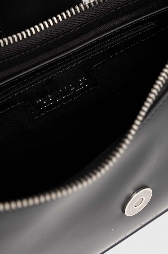 The Kooples poseta de piele AFSA27005K negru