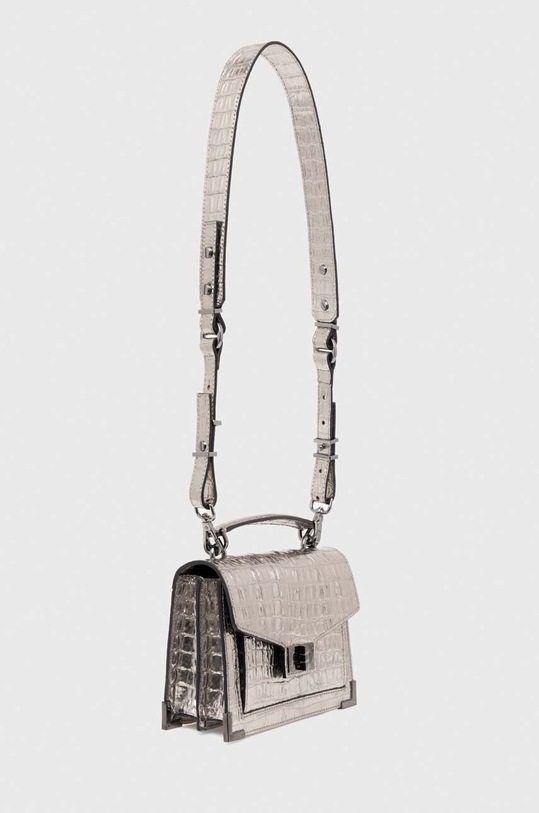 The Kooples torebka skórzana AFSEMILYS105 srebrny AA00