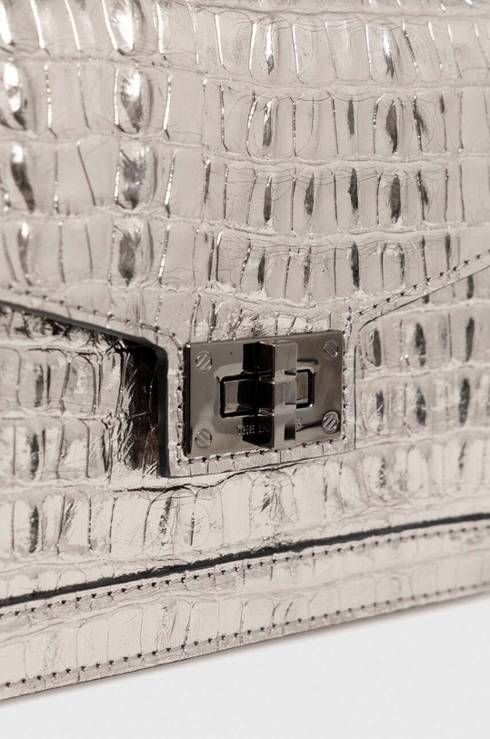 The Kooples torebka skórzana srebrny AFSEMILYS105