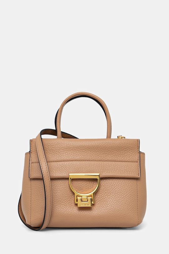 Шкіряна сумочка Coccinelle ARLETTIS лицьова шкіра бежевий E1.MD5.18.02.01