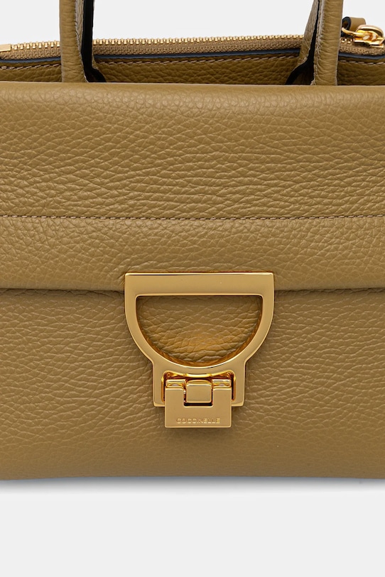 Coccinelle torebka skórzana ARLETTIS zielony E1.MD5.18.02.01