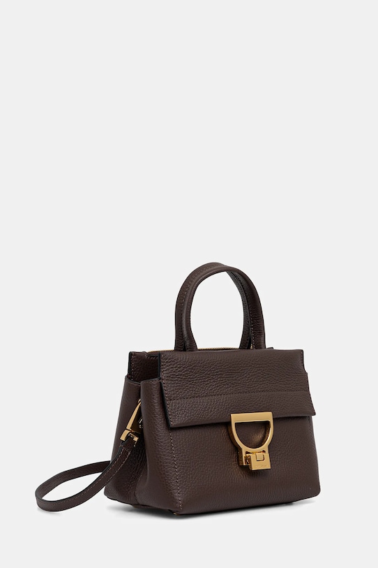Kožená kabelka Coccinelle ARLETTIS E1.MD5.18.02.01 hnědá SS25