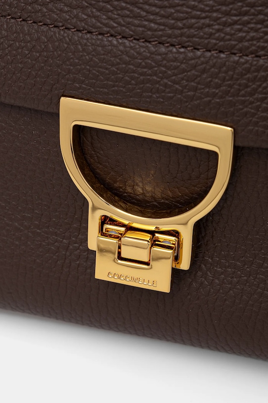 Kožená kabelka Coccinelle ARLETTIS hnědá E1.MD5.18.02.01