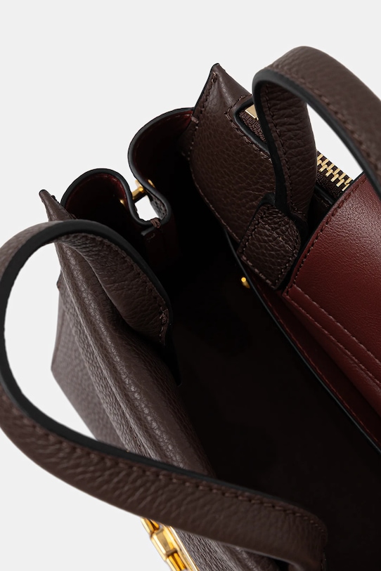 Kožená kabelka Coccinelle ARLETTIS E1.MD5.18.02.01 hnědá