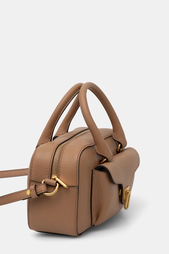 Coccinelle torebka skórzana COCCINELLE BEAT SOFT E1.MF6.18.04.01 beżowy AW24