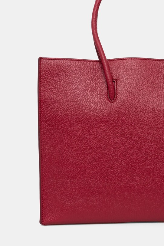 Doplňky Kožená kabelka Coccinelle COCCINELLEMYRTHA MAXI LOG E1.QBB.18.02.01 burgundské
