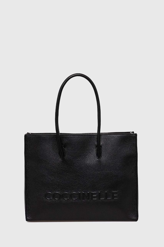 Coccinelle poseta de piele COCCINELLEMYRTHA MAXI LOG uni negru E1.QBB.18.02.01