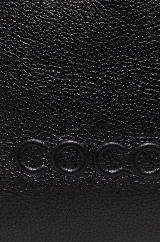 Accesorii Coccinelle poseta de piele COCCINELLEMYRTHA MAXI LOG E1.QBB.18.02.01 negru