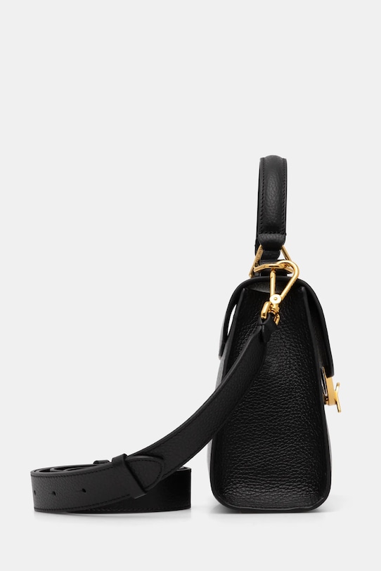 Coccinelle poseta de piele COCCINELLEDEW E1.QTF.18.01.01 negru AW24