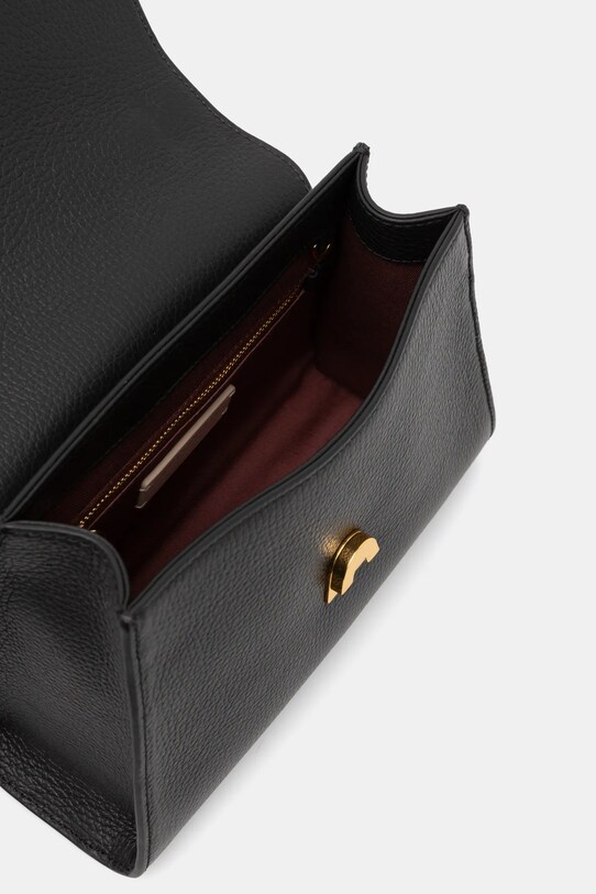 Coccinelle poseta de piele COCCINELLEDEW E1.QTF.18.01.01 negru