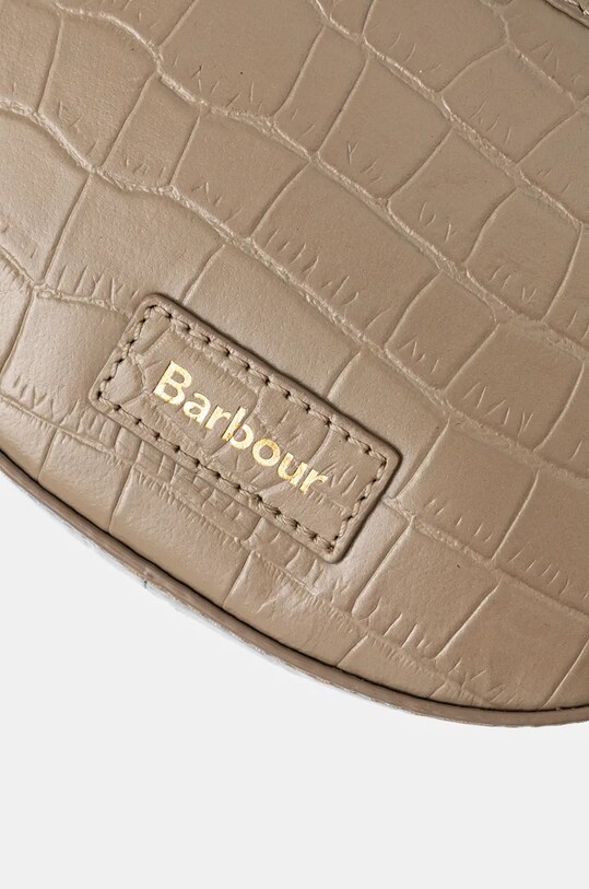 Шкіряна сумочка Barbour LBA0389 бежевий
