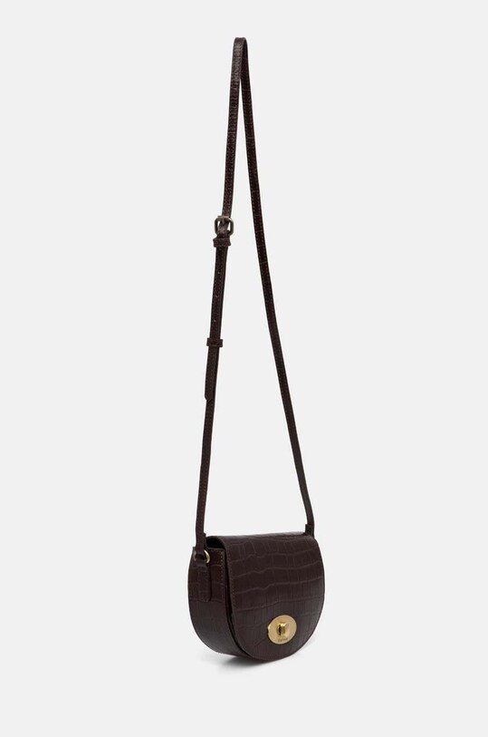 Шкіряна сумочка Barbour LBA0389 коричневий AA00