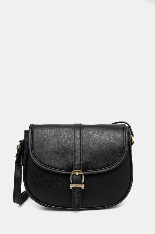 Barbour poseta de piele uni negru LBA0388